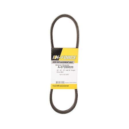 A & I Products Belt, Auger 18.75" x2" x0.5" A-07200020